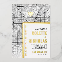 Localizador de Amor de Las Vegas | Boda con tema d