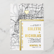 Localizador de amor de Memphis | Boda temático de 