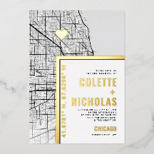 Localizador de Amor en Chicago | Boda con tema de