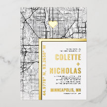 Localizador de Amor en Minneapolis | Boda con tema