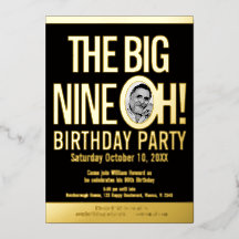 ¡Los Nueve Grandes! 90.ª foto gráfica de cumpleaño