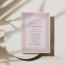 Love is Brewing Despedida de Soltera Rosa Dorado