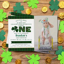 Lucky Little Shamrock Cumpleaños 1 Foto Real