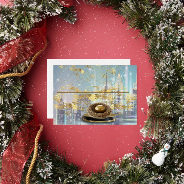 Invitación Con Relieve Metalizado  Luxury Gold Foil Easter Guest Book (in situ)