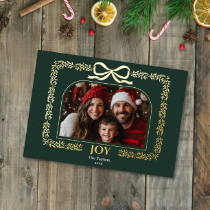 Invitación Con Relieve Metalizado Marco fotográfico de la familia de la familia de l