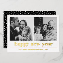 Minimal Gráfico | Collage de año nuevo feliz 2 Fot