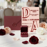 Invitación Con Relieve Metalizado Minimalist Romantic Wedding invitation<br><div class="desc">Celebrate your special day with this elegant minimalist wedding invitation featuring bold initials and a soft romantic color palette. Designed for couples who love modern simplicity with a touch of timeless romance. Fully customizable with your names, date, and venue, making it a perfect choice for a chic and memorable wedding...</div>