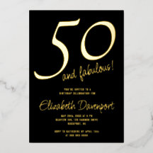 Mínimo 50 y Fabuloso Negro y Dorado