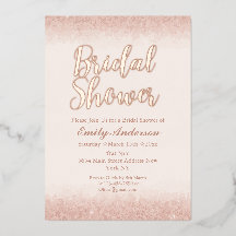 Moda Rosa Gold Bridal Shower
