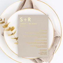 Moderna carta minimalista REAL RELIEVE METALIZADO 