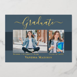 Invitación Con Relieve Metalizado Moderna Invitación elegante de Relieve metalizado 