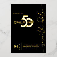 Moderno Minimalista | 50º Gala Guardar la Fecha