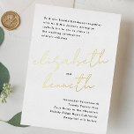 Invitación Con Relieve Metalizado Modernos y elegantes nombres personalizados Boda d<br><div class="desc">Presentamos la Simple y Moderna Suite Boda de Nombres, la elección perfecta para parejas que buscan un toque elegante y personalizado a su papelería boda. Esta exquisita suite está diseñada para reflejar su estilo único y celebrar la alegre ocasión del día de su boda. La invitación a la boda y...</div>
