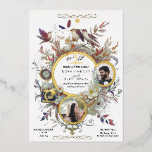 Monograma de caligrafía romántica Boda fotográfico