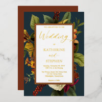Naranja Rústico | Ramo Floral Rojo Boda Teal En