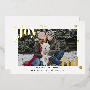 Invitación Con Relieve Metalizado Navidad Alegre Sencilla Elegante Personalizada