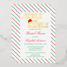 Navidades Jingle y Mingle Shower