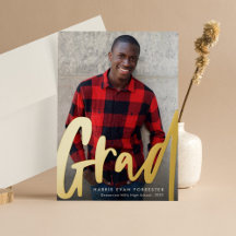 Negrita oro de grano moderno una graduación de fot