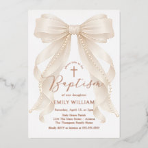 Niña de Perlas en Arco Bautizo