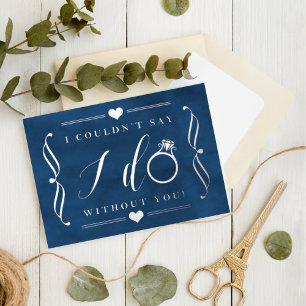 Invitación Con Relieve Metalizado No podría decir que no puedo sin ti Real