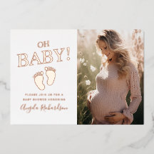 Oh Baby Personalizado Photo Baby Shower