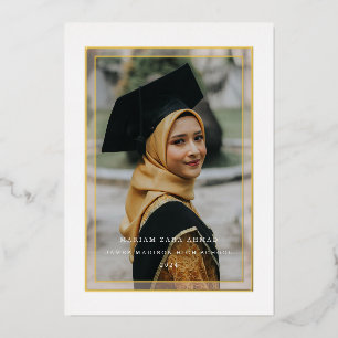 Invitación Con Relieve Metalizado Oro ver a través de la Invitación de Relieve metal