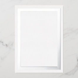 Invitación Con Relieve Metalizado Papel Cartulina Ultra Luxe con Borde de Lámina de