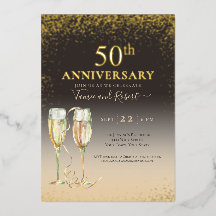 Papel de Oro 50º Aniversario Champagne Brillante