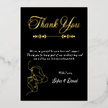 Pareja artística de Moda de Boda blanco y negro de