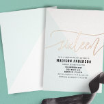 Invitación Con Relieve Metalizado Pastel Blue Color Block Sweet 16 Cumpleaños Party<br><div class="desc">Celebre un dulce estilo dieciséis con esta invitación al Relieve metalizado de color azul pastel. El diseño moderno presenta un patrón geométrico de moda y acentos brillantes de Relieve metalizado plateado, perfecto para una celebración caprichosa e inolvidable. Personalice los detalles de su evento para crear un querido keepsake para sus...</div>