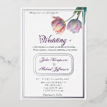 Pastel Tulip Boda Suite Típografía elegante