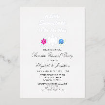 Pequeño copo de nieve en la manera en que el géner