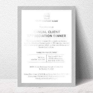 Invitación Con Relieve Metalizado Personalizado Empresa Fiesta de eventos corporativ
