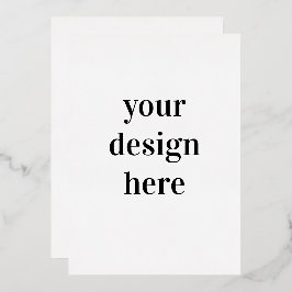 Invitación Con Relieve Metalizado Personalizar o personalizar