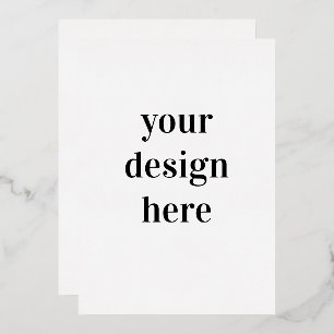 Invitación Con Relieve Metalizado Personalizar o personalizar