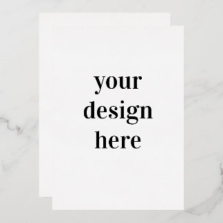 Invitación Con Relieve Metalizado Personalizar o personalizar