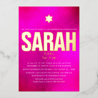 PixDezines Minimalista DIY Bat Mitzvah