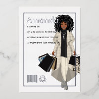 Portada de la revista Chica de compras Fiesta de c