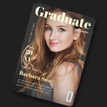 Portada de Revista de Graduado Moderno Graduación