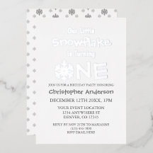 Primer cumpleaños de Little Snowflake