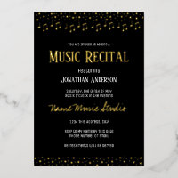 Recital de música confetti
