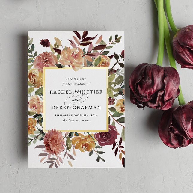 Invitación Con Relieve Metalizado Relieve metalizado de florecimiento Rústico Guarda (Subido por el creador)