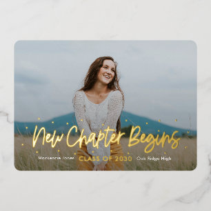 Invitación Con Relieve Metalizado Relieve metalizado de invitación a graduación de R