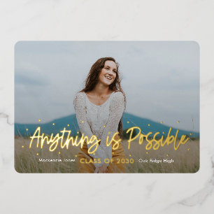 Invitación Con Relieve Metalizado Relieve metalizado de invitación a graduación de R