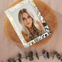 Relieve metalizado de oro Leaf de prensa WildFlowe