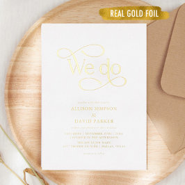 Invitación Con Relieve Metalizado Relieve metalizado dorado Guión clásico que hacemo