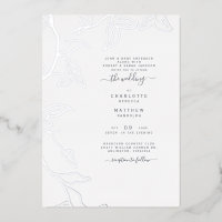 Relieve metalizado plateado Ivy Boda de ambos grup