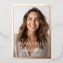 Rosa del partido de graduación 2025 de Photo High 