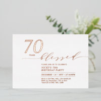 Rosa Dorado de Hoja | 70 Años Fiesta de Cumpleaños