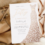 Invitación Con Relieve Metalizado Rosa Dorado Vestido Fabuloso 50 cumpleaños<br><div class="desc">Rosa Vestido de Oro Fabuloso 50º cumpleaños Relieve metalizado Invitación Cincuenta y Fabuloso Ver otras invitaciones en nuestra tienda Nest y Nest Store</div>